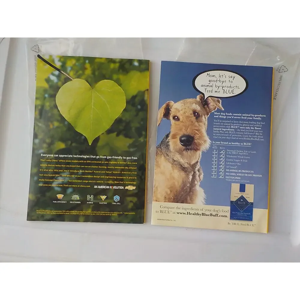 National Geographic Magazine January and March 2008 Two Items Set Very Good Cond